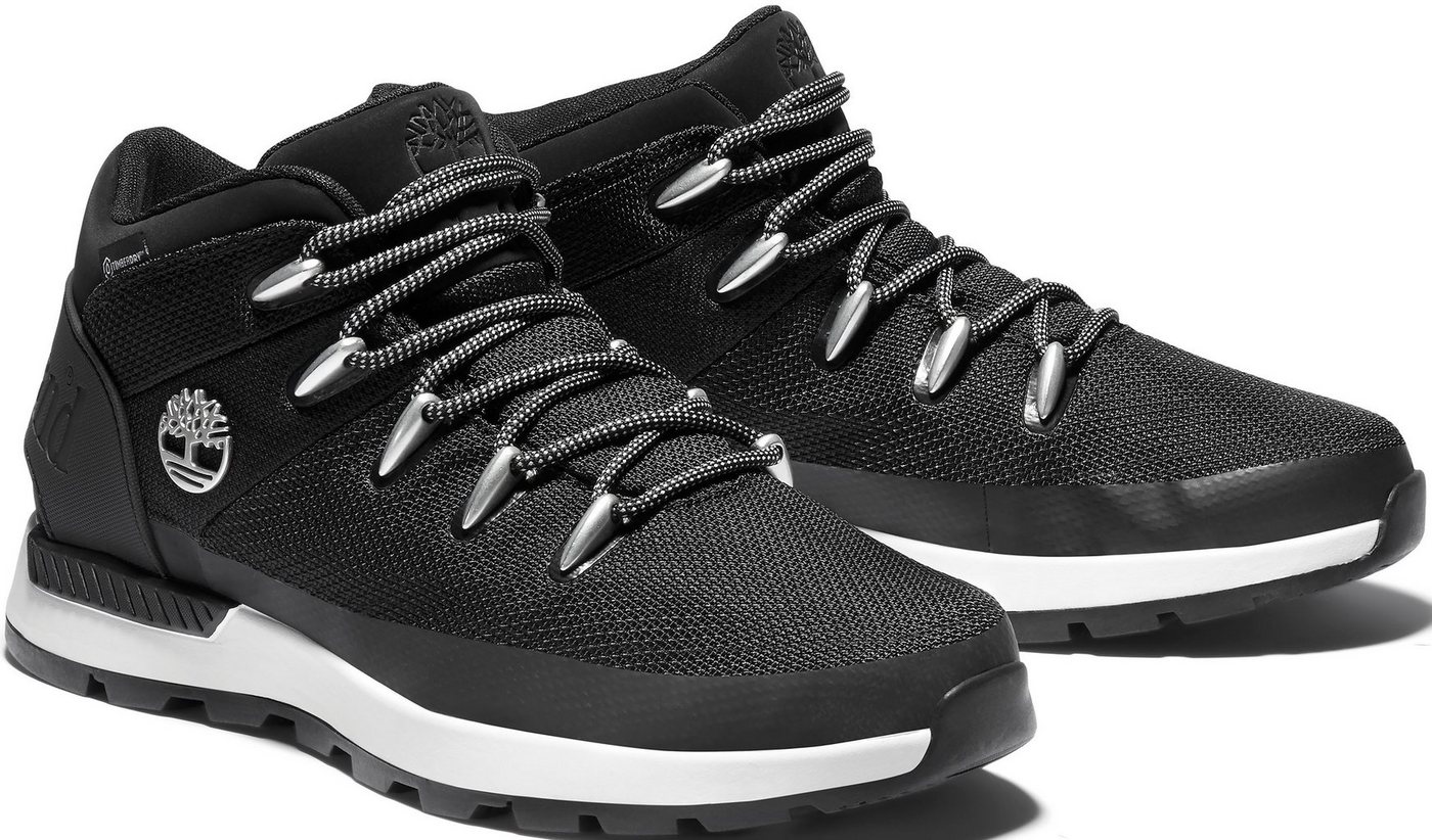 Timberland Sprint Trekker Mid Fab WP Schnürboots Winterstiefel, Schnürstiefel, Winterschuhe, wasserdicht (schwarz)