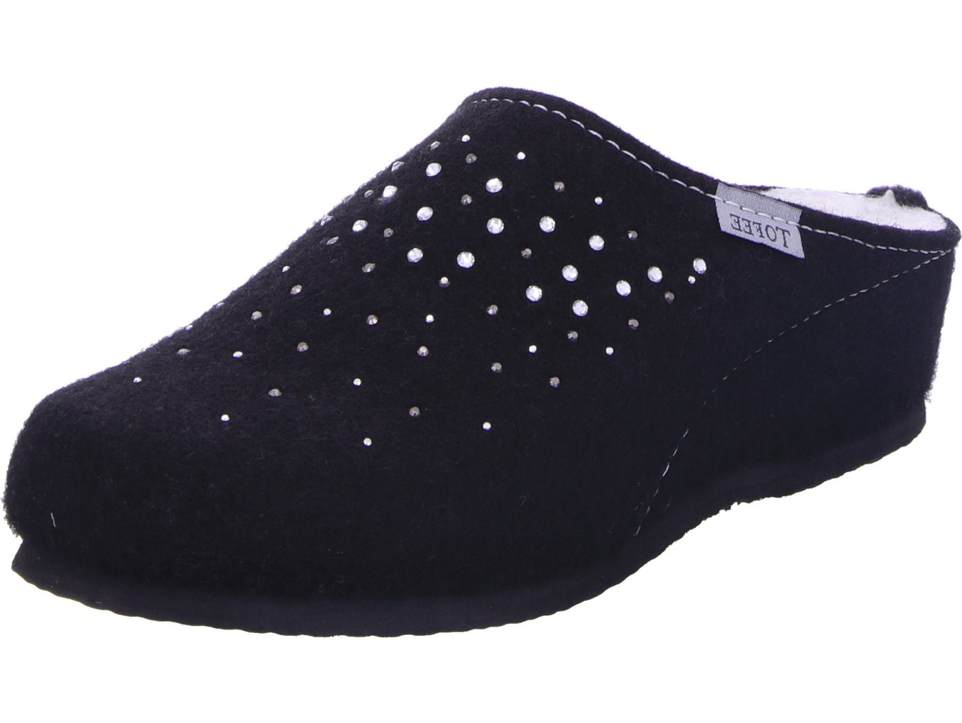 Tofee Pantoffel (schwarz)