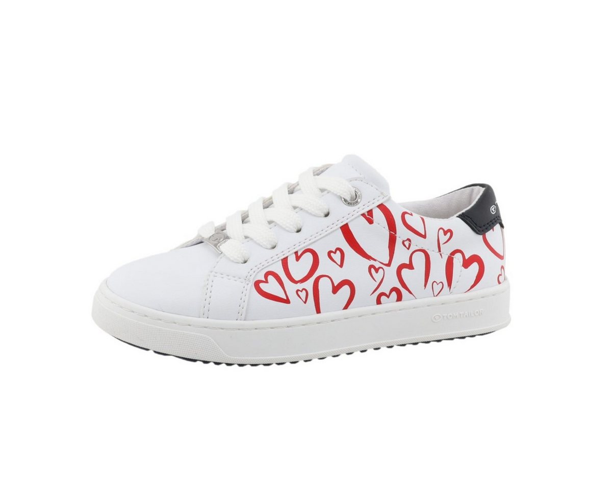 Tom Tailor Mädchen Sneaker weißrot EUR 35 Sneaker
