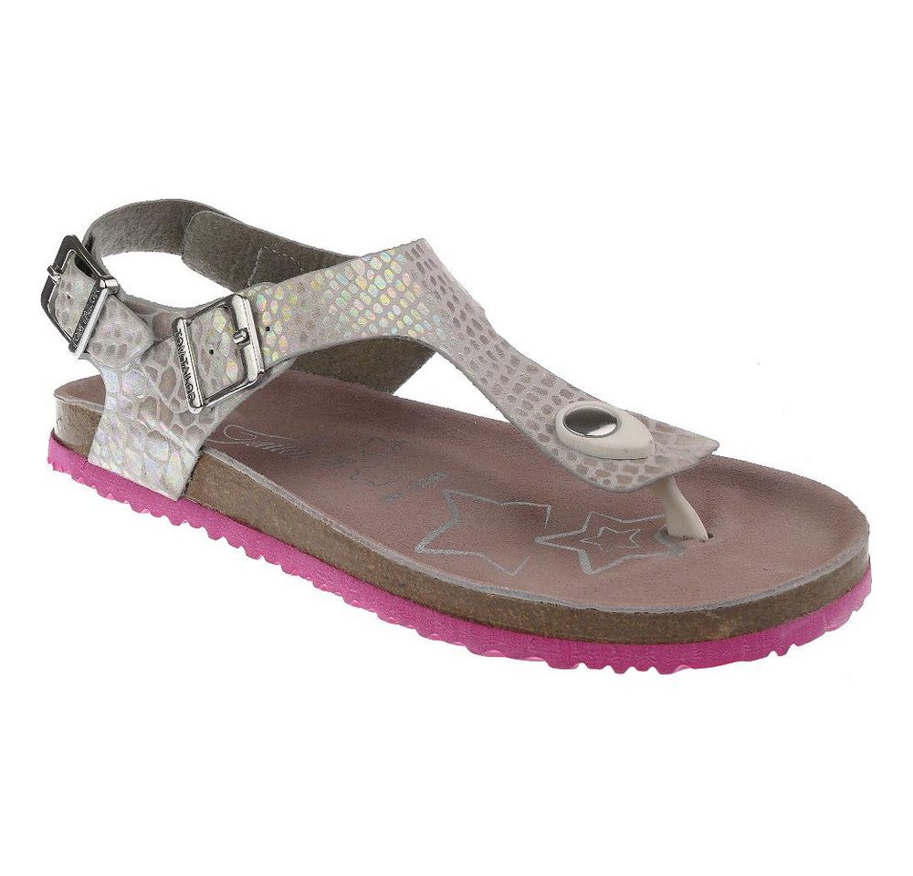 Tom Tailor Mädchen Zehentrenner EUR 34 silber Zehentrenner