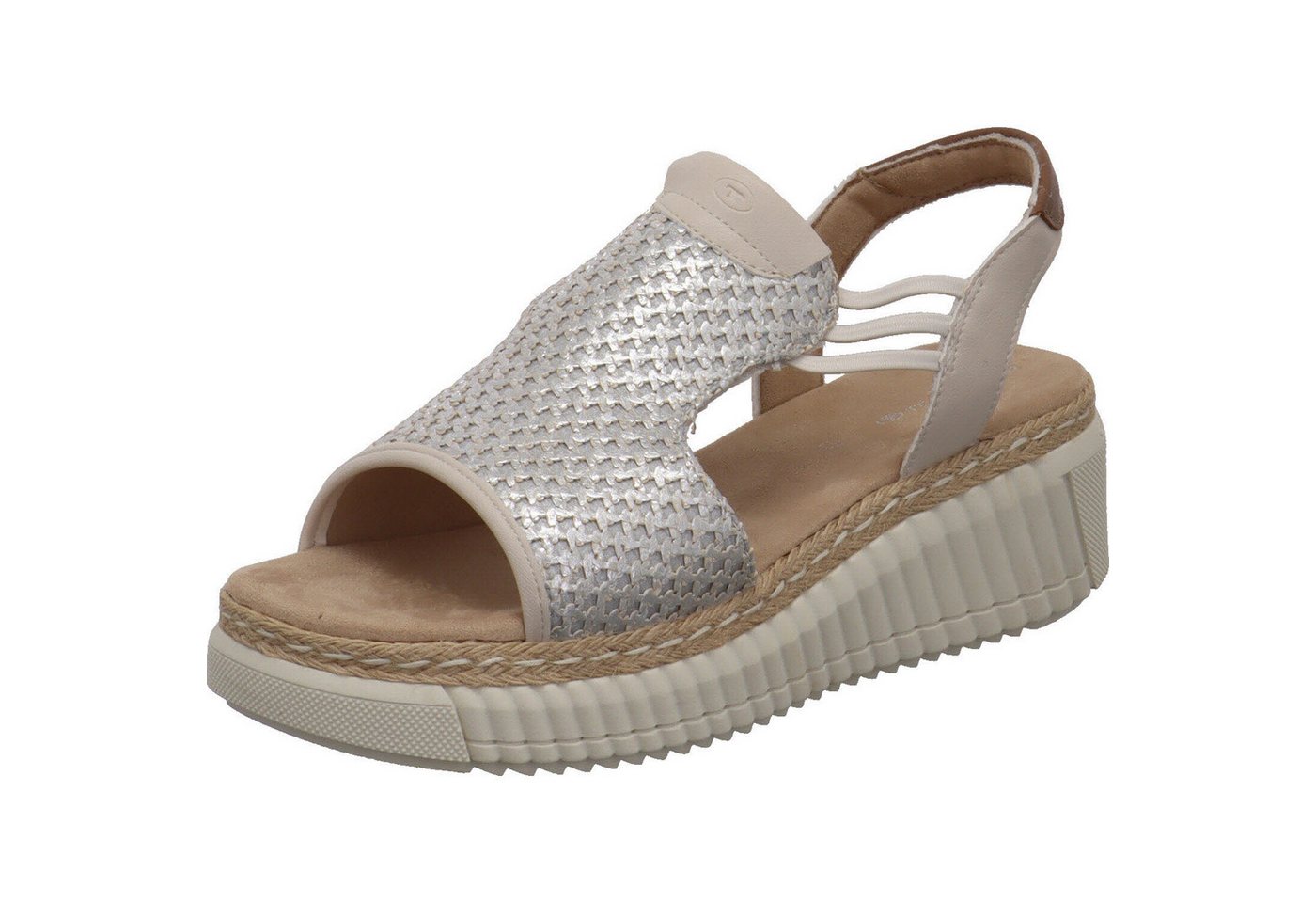 Tom Tailor Sandalette (grau/silber)