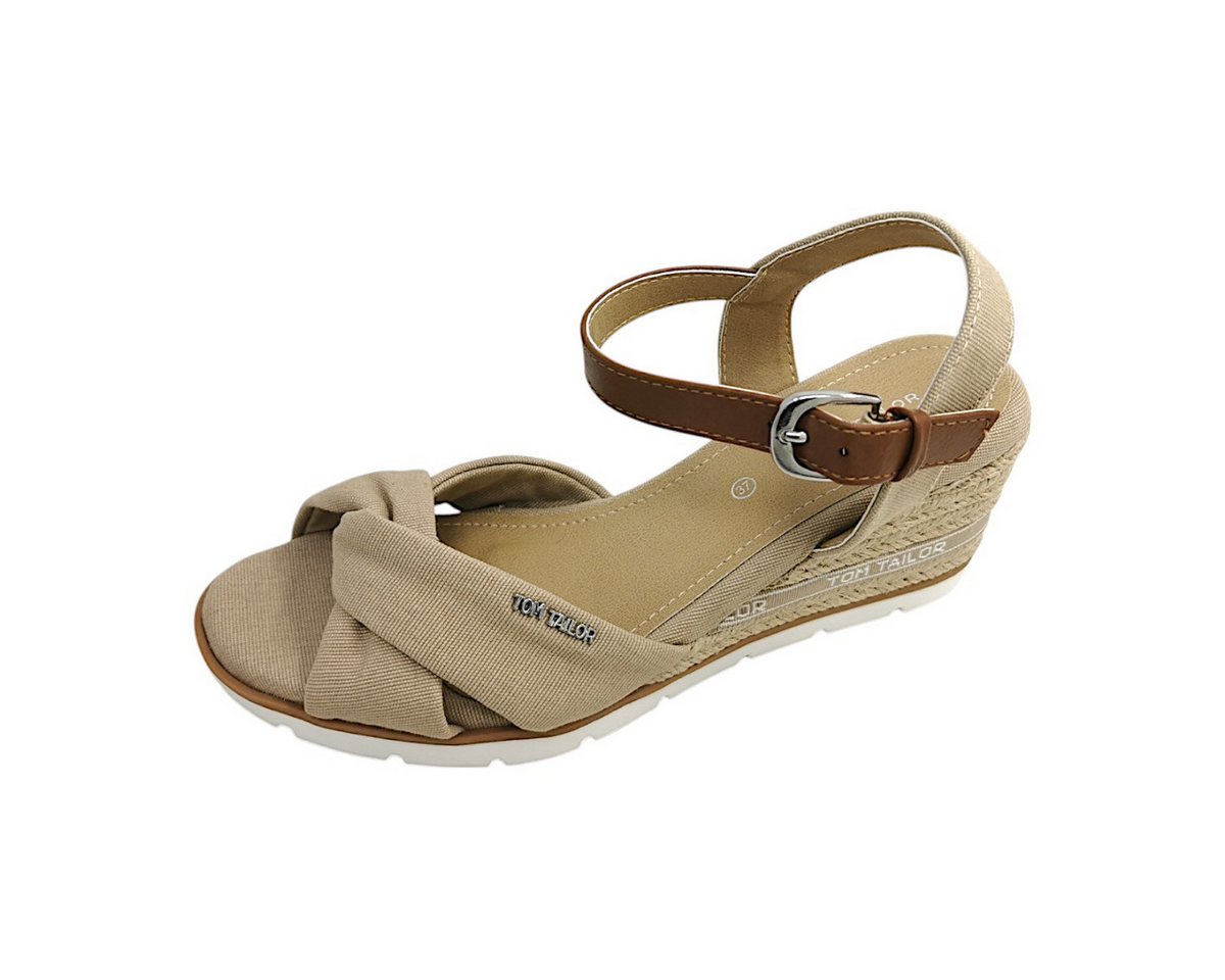 Tom Tailor Sandalette Plateausandale (beige)