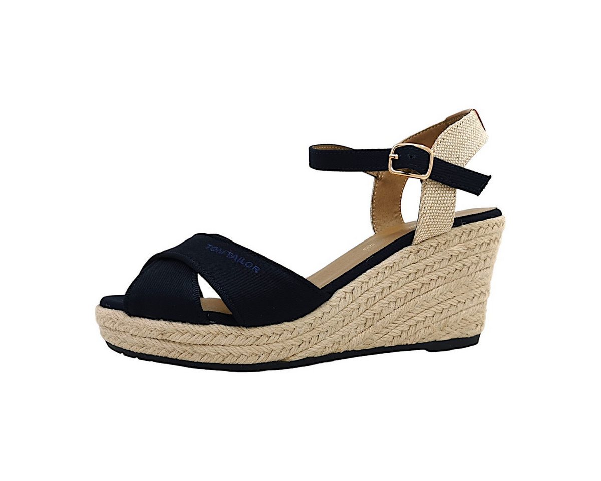 Tom Tailor Sandalette Plateausandale (blau)