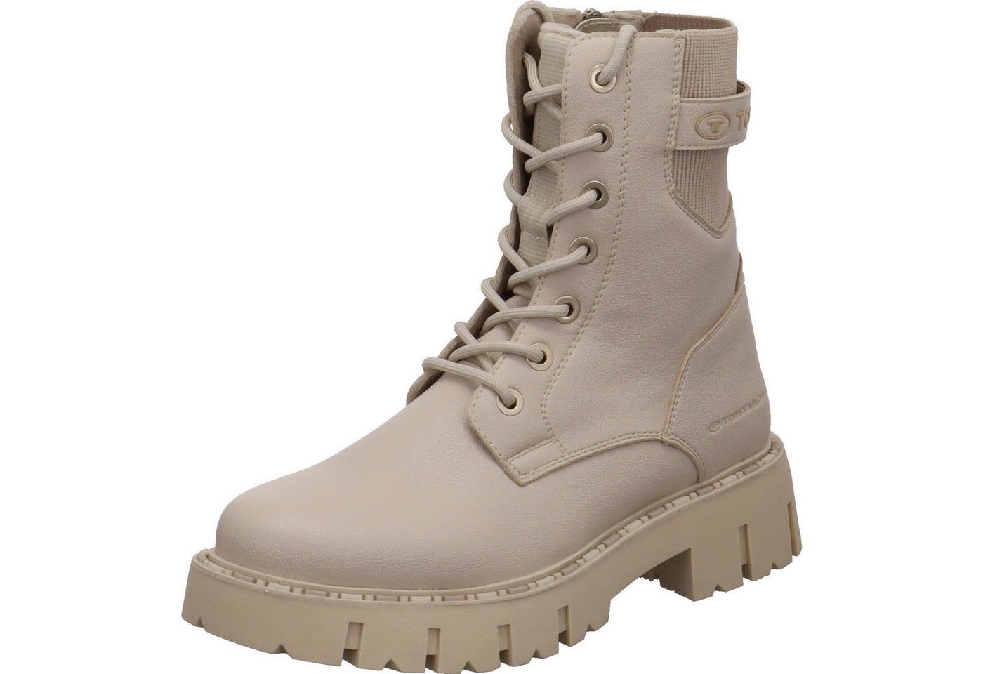 Tom Tailor Schnürboots (beige)