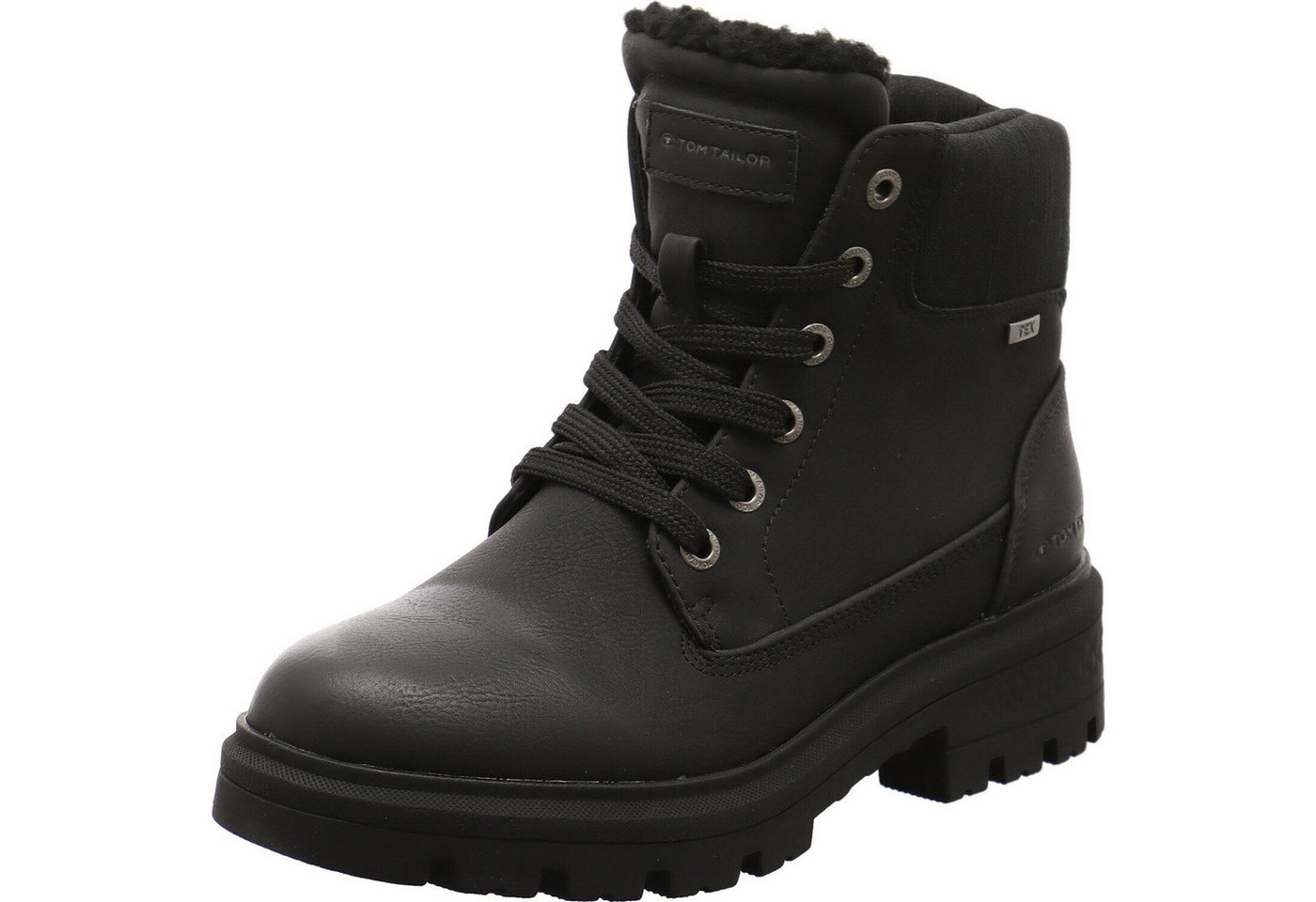 Tom Tailor Schnürboots (schwarz)
