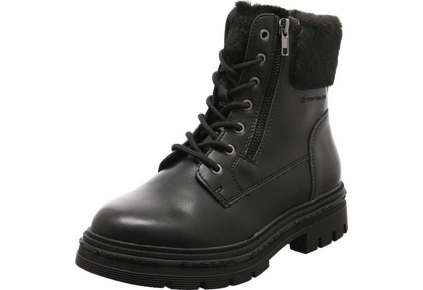 Tom Tailor Schnürboots (schwarz)