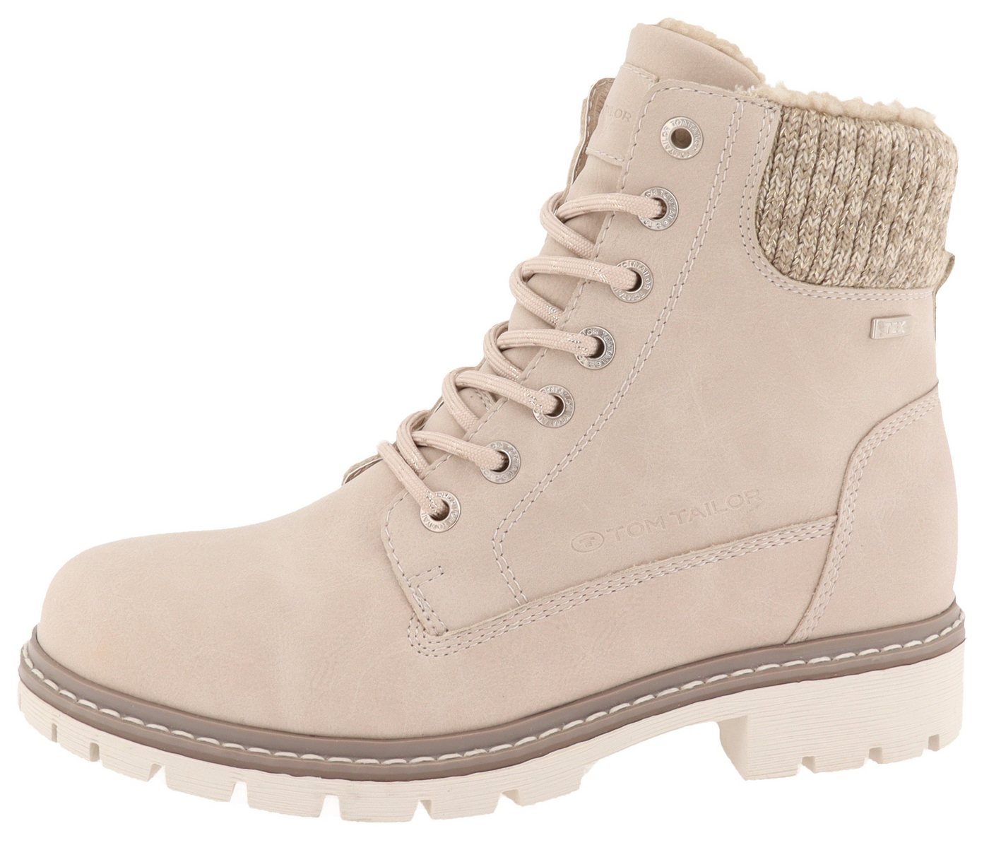 Tom Tailor Schnürboots Winterboots mit wasserabweisendem TEX, Komfortweite G