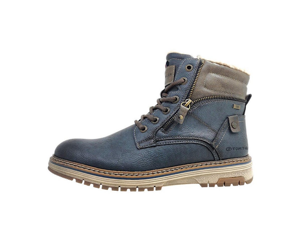 Tom Tailor Schnürstiefel Schnürstiefelette (blau)