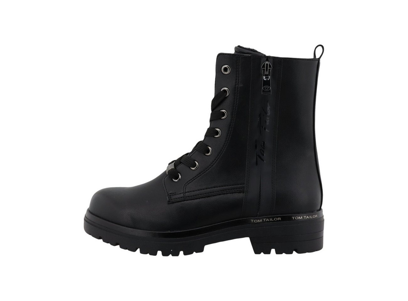Tom Tailor Schnürstiefel Schnürstiefelette (schwarz)
