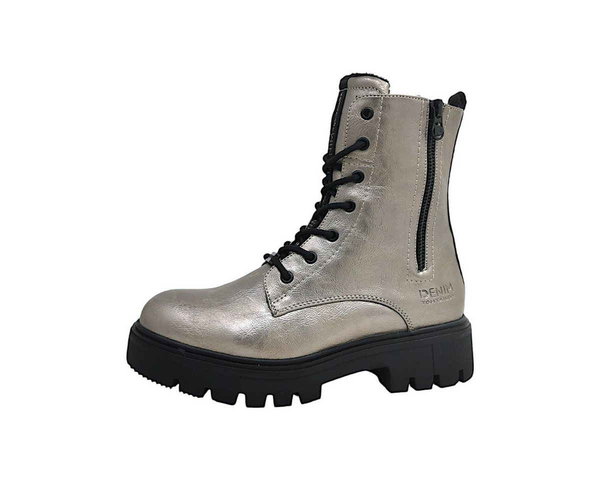 Tom Tailor Schnürstiefel Schnürstiefelette (silber)