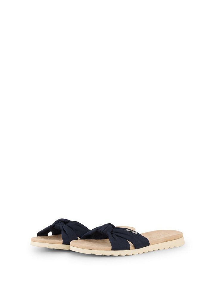 Tom Tailor Shoes Licence Sandale (1-tlg) Flache Sandalen mit weicher Sohle (blau)