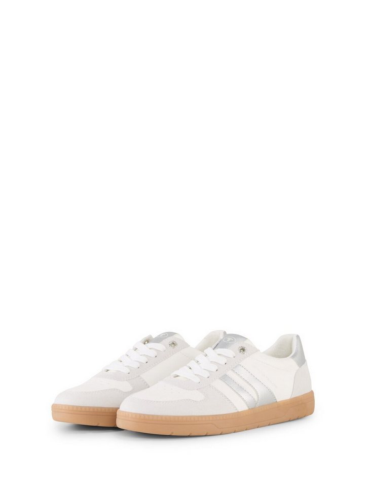 Tom Tailor Shoes Licence Sneaker (1-tlg) Sneaker mit Metallic-Details (grau)