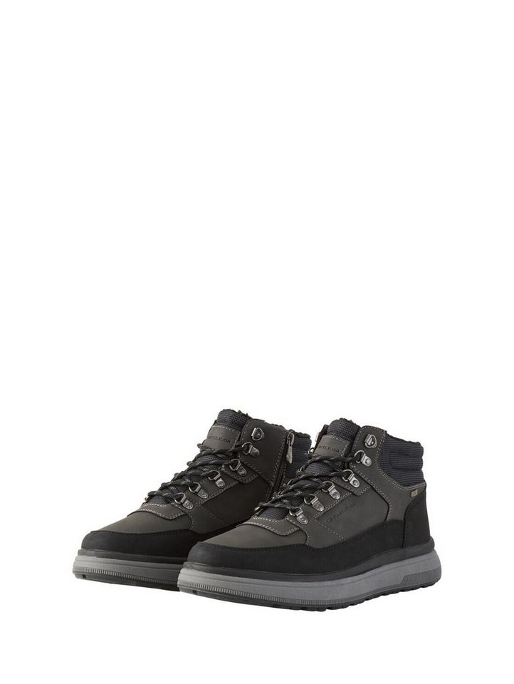 Tom Tailor Shoes Licence Winterstiefel Wasserdichte Stiefeletten mit Fütterung (schwarz)