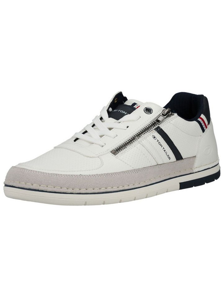 Tom Tailor Sneaker Lederimitat/Textil . Sneaker (1-tlg) (weiß)