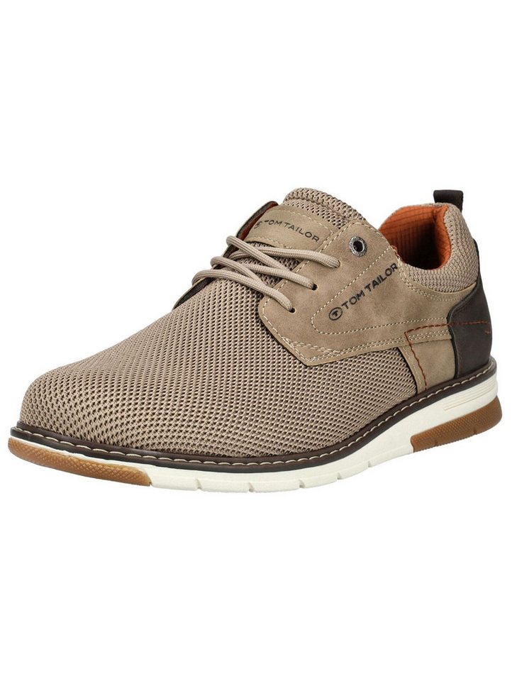 Tom Tailor Sneaker Lederimitat/Textil Sneaker (beige)
