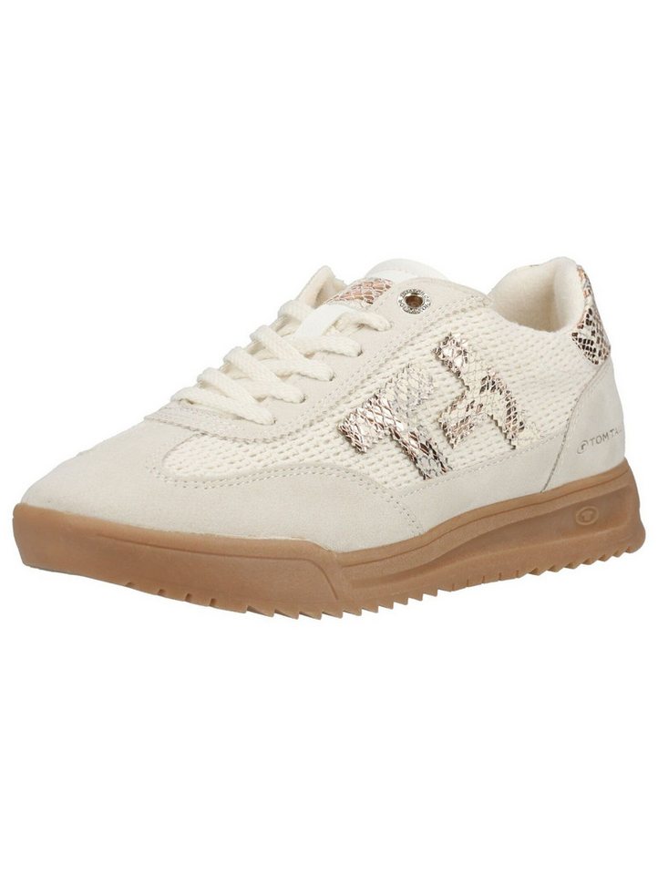 Tom Tailor Sneaker Lederimitat/Textil Sneaker (beige)