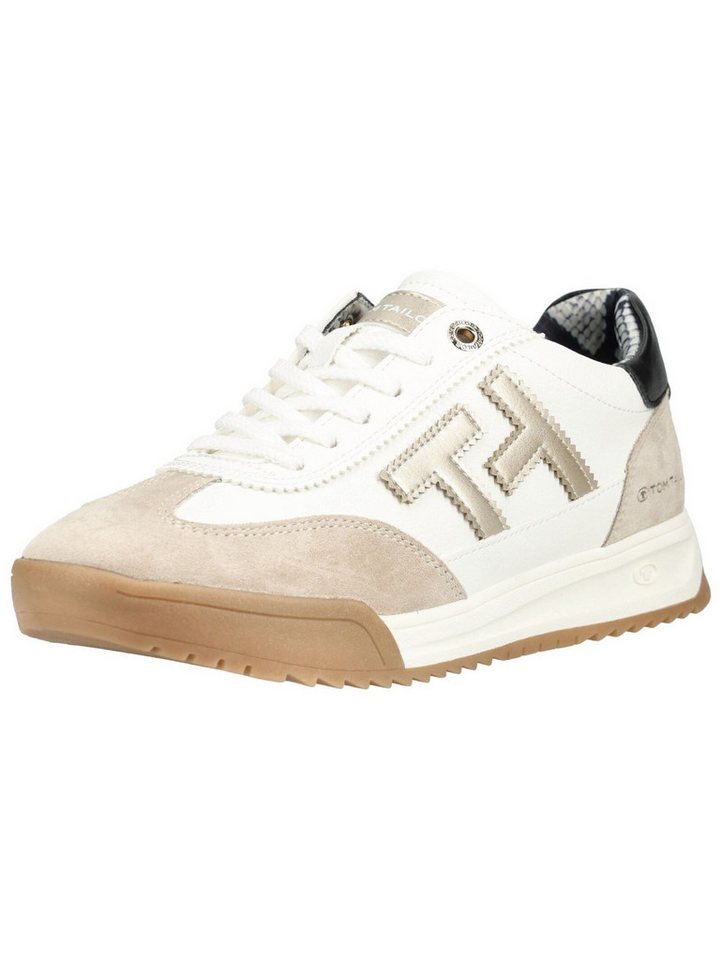 Tom Tailor Sneaker Lederimitat/Textil Sneaker (beige)
