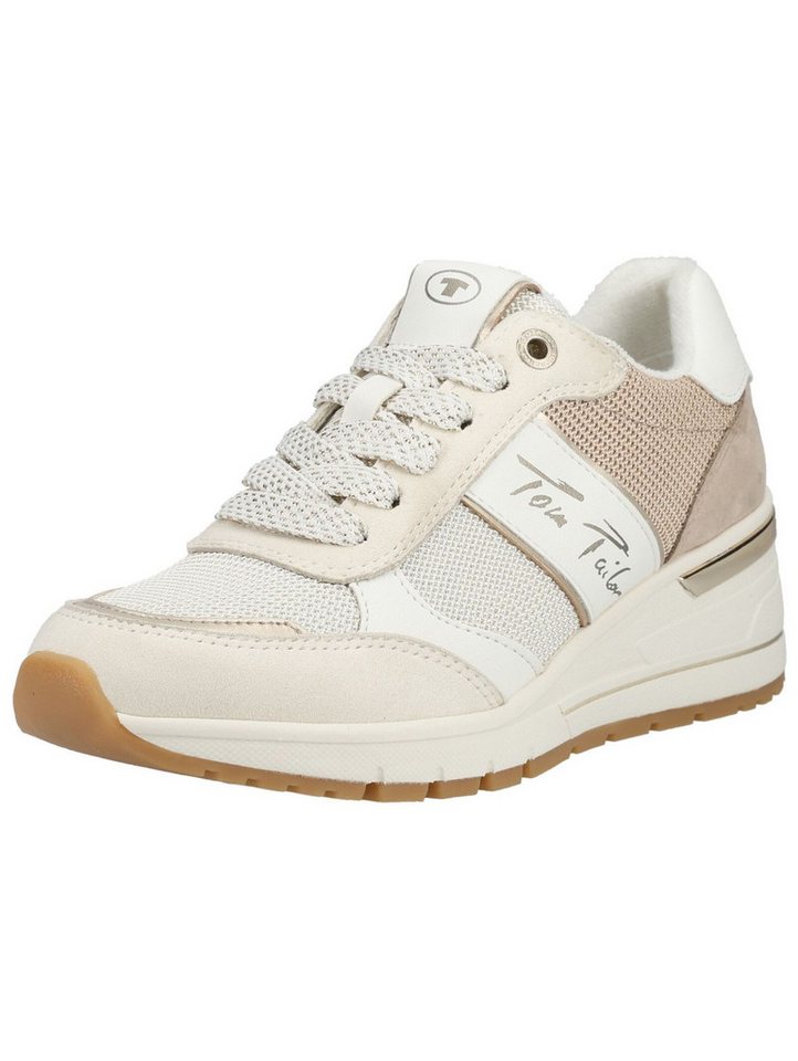 Tom Tailor Sneaker Lederimitat/Textil Sneaker (beige)