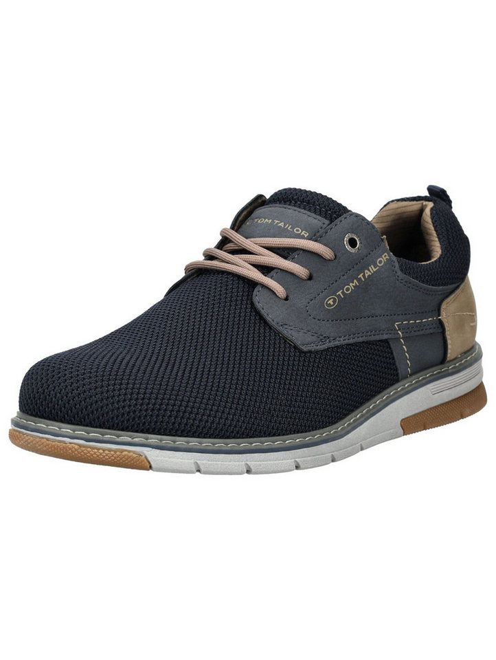 Tom Tailor Sneaker Lederimitat/Textil Sneaker (blau)
