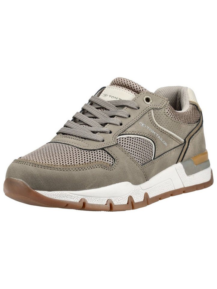 Tom Tailor Sneaker Lederimitat/Textil Sneaker (braun)