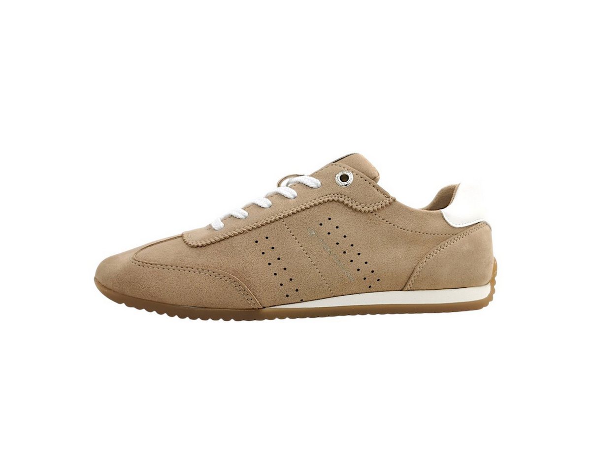 Tom Tailor sportlicher Schnürer Schnürschuh (beige)