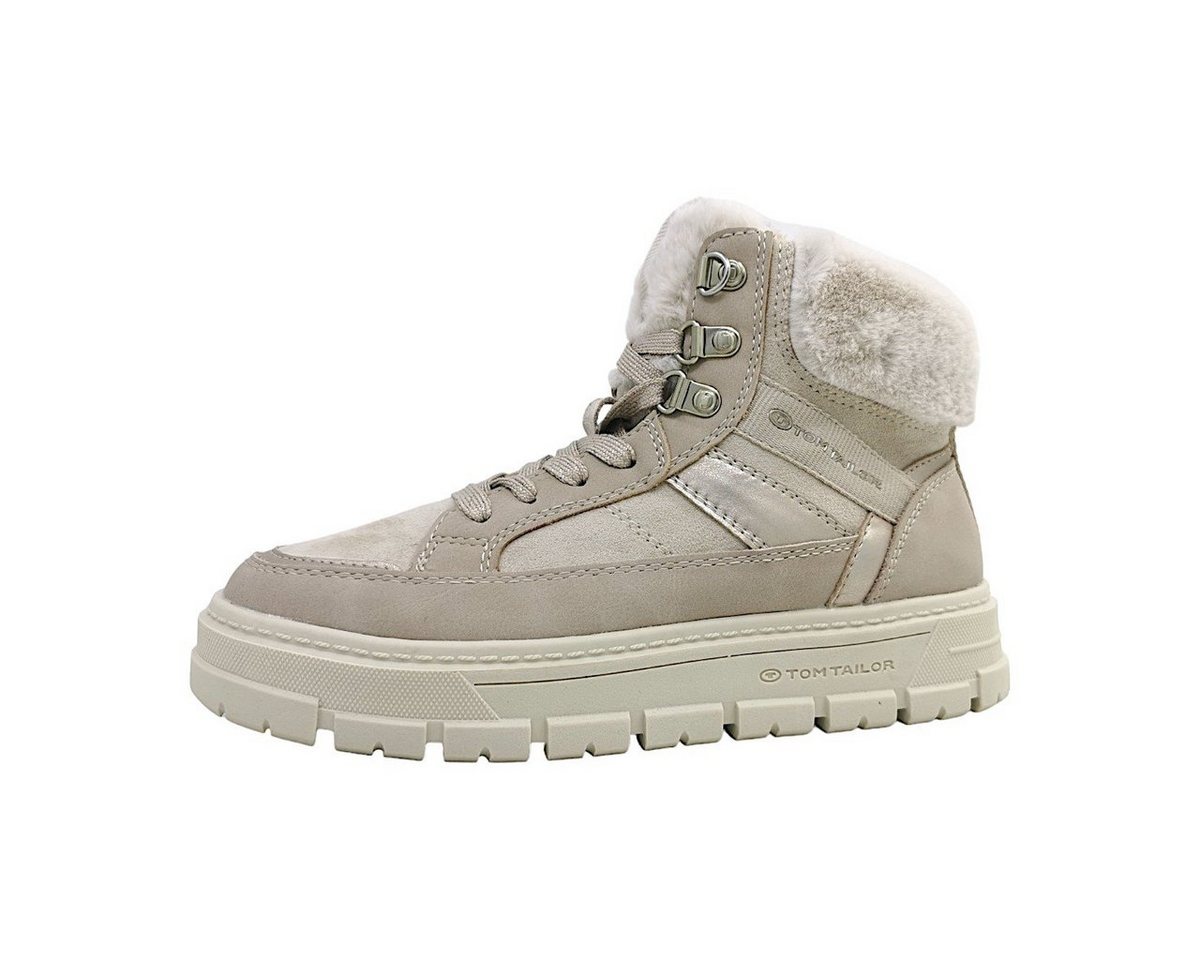 Tom Tailor Stiefel Schnürstiefelette (beige)
