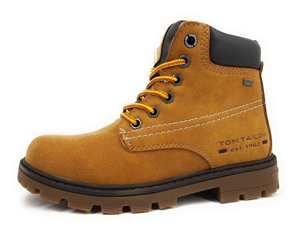 Tom Tailor Stiefel Schnürstiefelette (gelb)