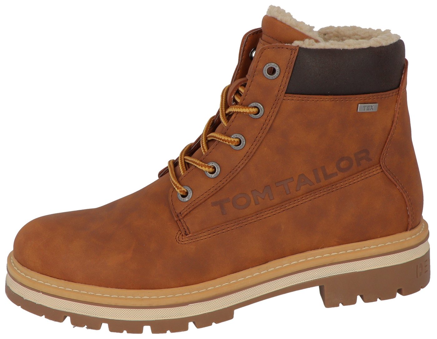 Tom Tailor Winterboots mit gepolstertem Schaftrand (braun)