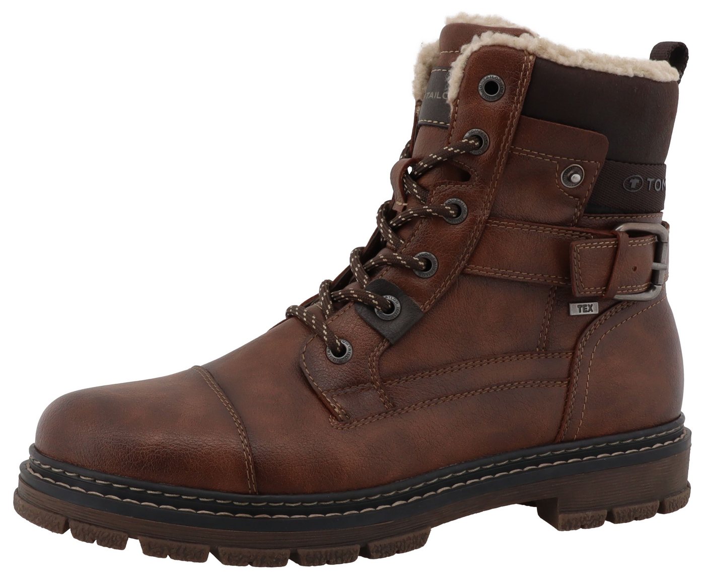 Tom Tailor Winterboots mit Tex-Ausstattung, Weite G (braun)