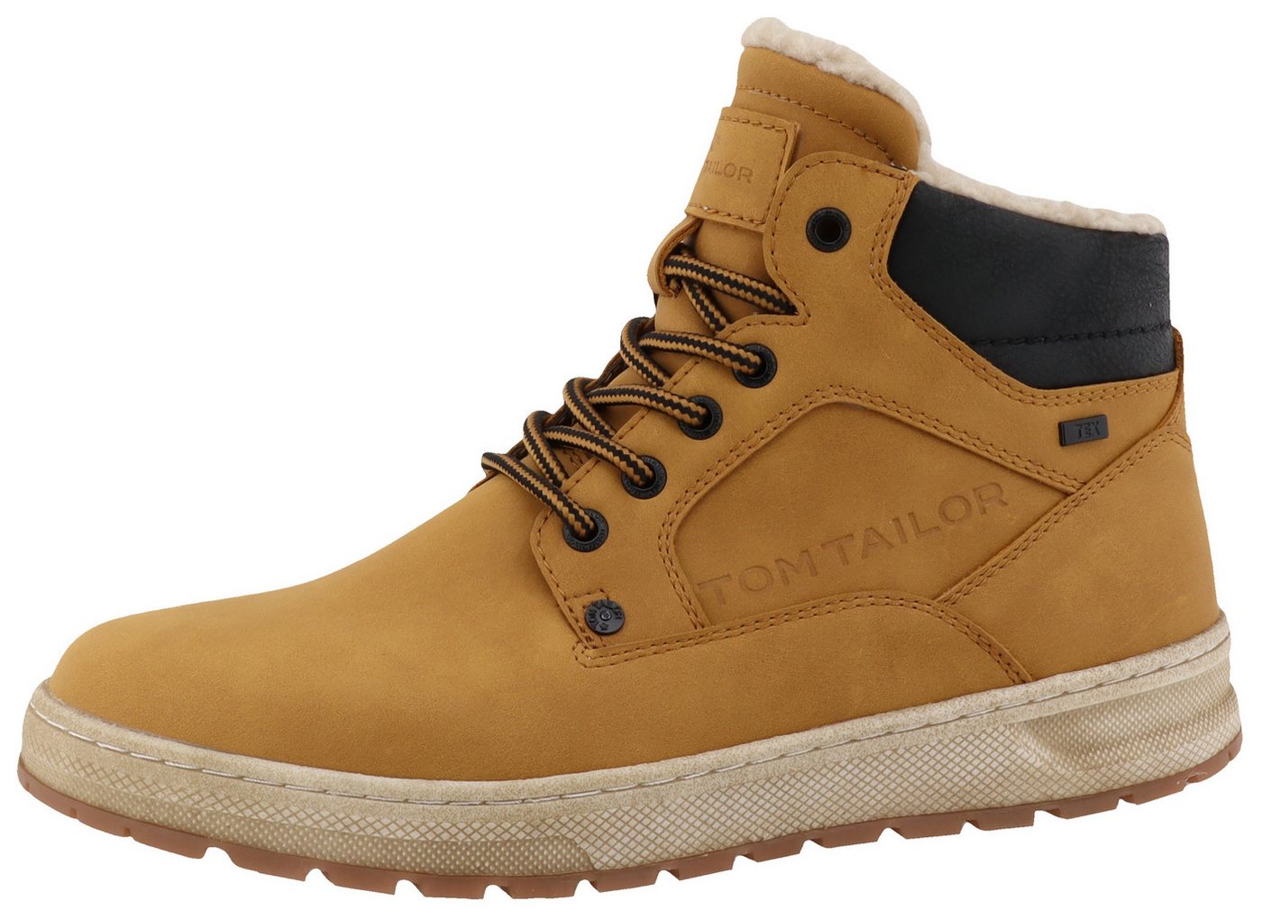 Tom Tailor Winterboots, Plateau, Schnürboots, High Top-Sneaker mit Innenreißverschluss