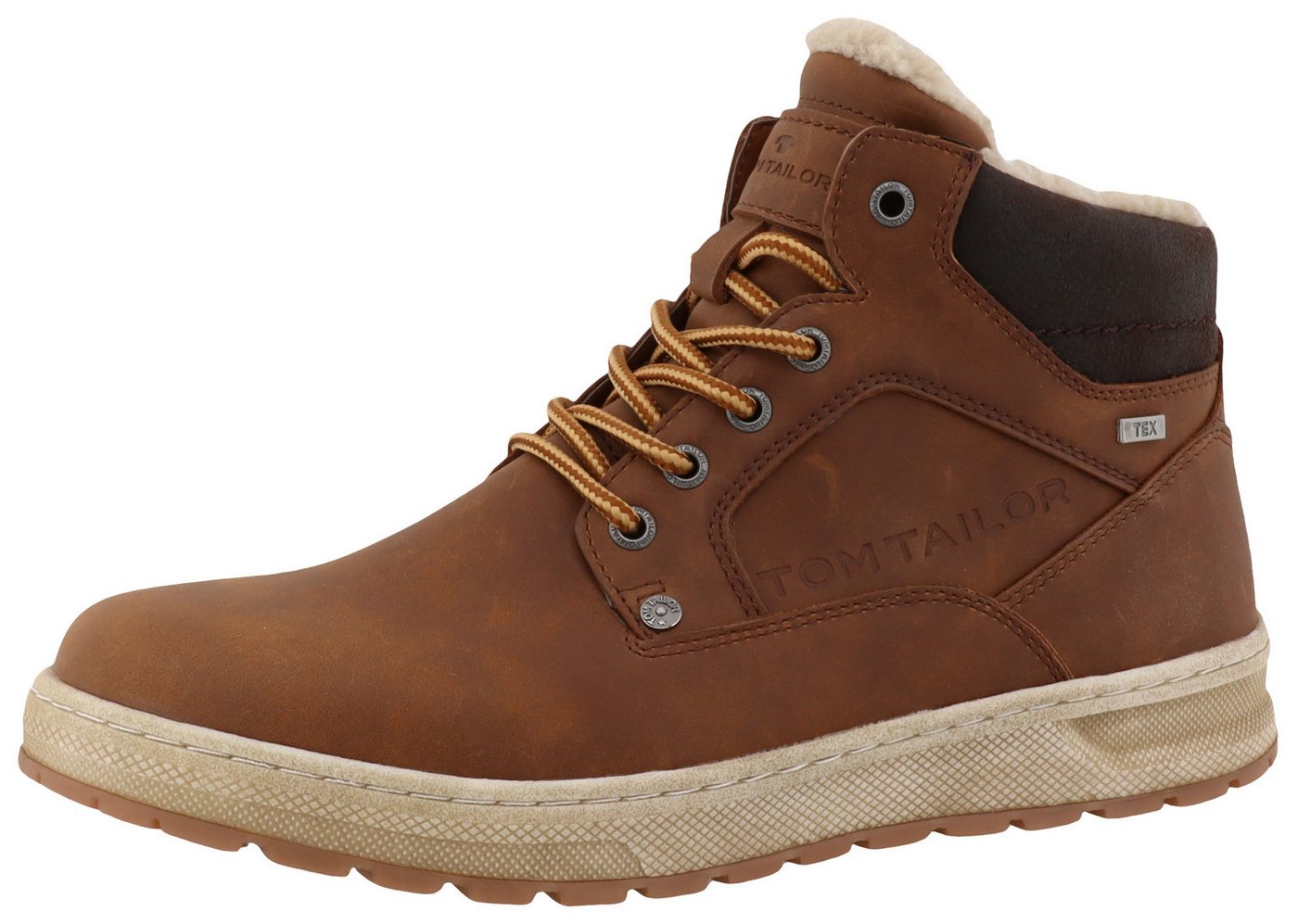 Tom Tailor Winterboots, Plateau, Schnürboots, High Top-Sneaker mit Innenreißverschluss