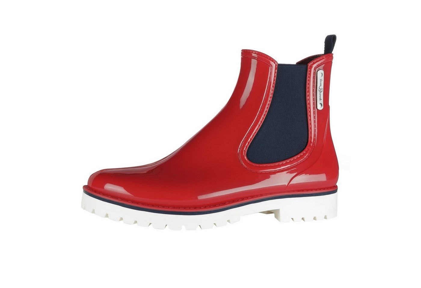 tomBrook Lemon Tree Gummistiefelette Damen Regenstiefel Gummistiefel Lemon Tree mit Blockabsatz