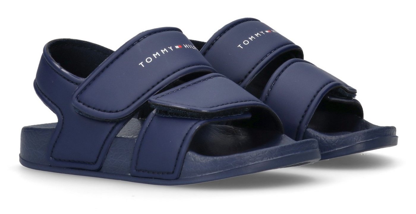 Tommy Hilfiger Badesandale Badeschuh, Wassersandale, Sommerschuh mit Klettverschlüssen