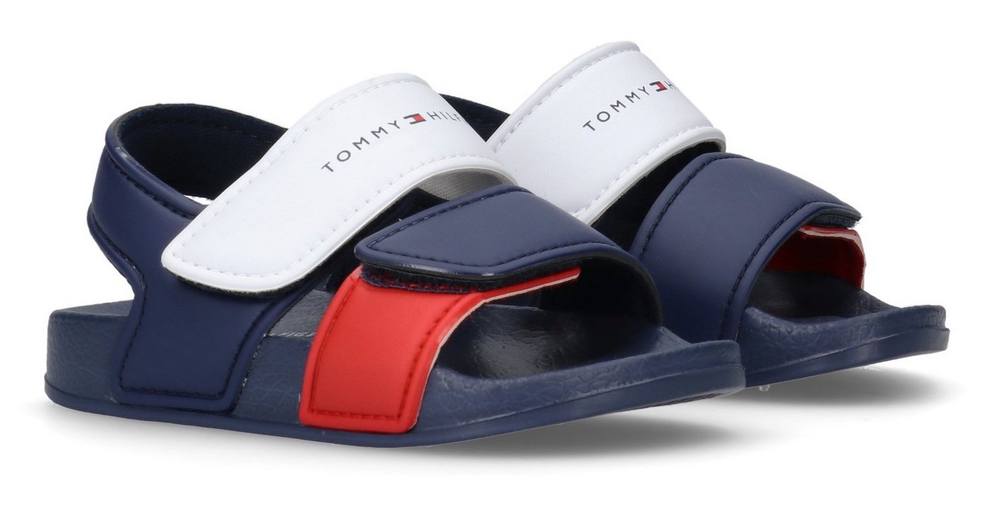 Tommy Hilfiger Badesandale Badeschuh, Wassersandale, Sommerschuh mit Klettverschluss