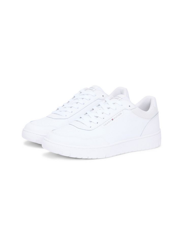 Tommy Hilfiger BASKET CORE LITE LTH BLOCK Sneaker, Freizeitschuh, Halbschuh, Schnürschuh mit seitlicher Logoverzierung