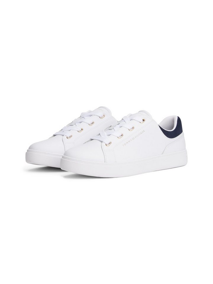 Tommy Hilfiger CASUAL CUPSOLE SNEAKER Plateausneaker, Freizeitschuh, Halbschuh, Schnürschuh mit seilticher Logoprägung