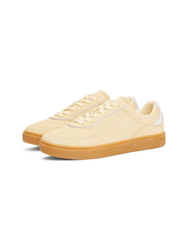 Tommy Hilfiger CASUAL SUEDE SNEAKER Plateausneaker, Freizeitschuh, Halbschuh, Schnürer mit weich gepolstertem Schaftrand