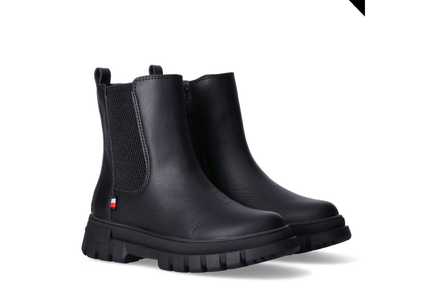 Tommy Hilfiger Chelseaboots Herbstboots, Stiefelette mit Stretcheinsatz an der Außenseite
