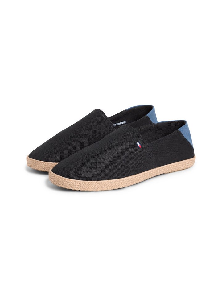 Tommy Hilfiger CORE HILFIGER ESPADRILLE TEXTILE Espadrille Slipper, Schlupfschuh, Flats mit typischem Jutebezug