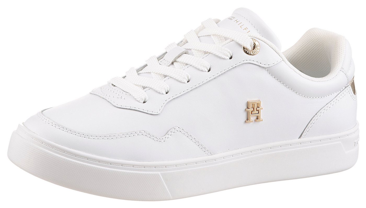 Tommy Hilfiger ESSENTIAL ELEVATED COURT SNEAKER Plateausneaker, Freizeitschuh, Halbschuh, Schnürer im Basket-Look