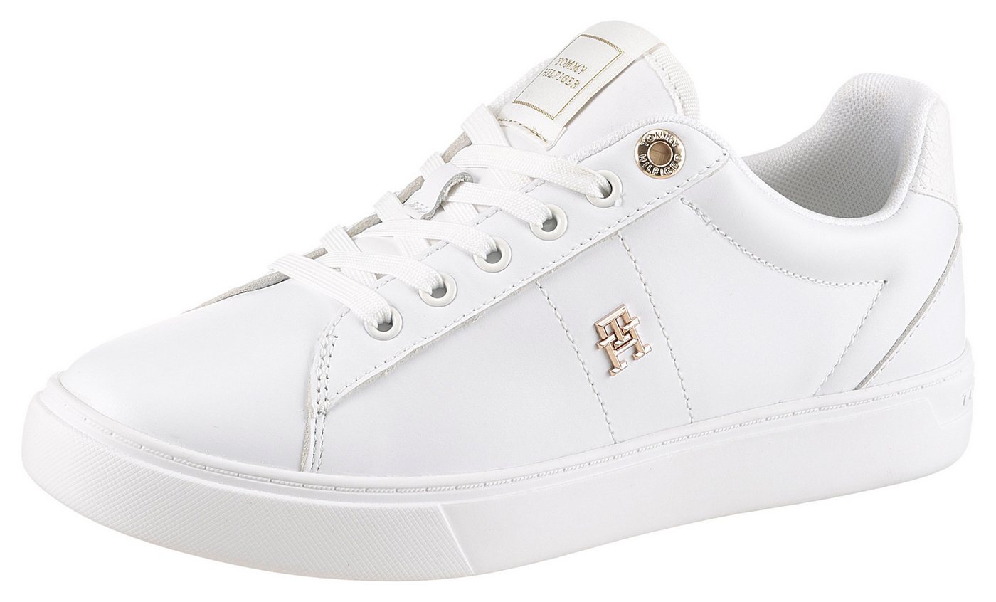 Tommy Hilfiger ESSENTIAL ELEVATED COURT SNEAKER Sneaker, Freizeitschuh, Halbschuh, Schnürschuh mit TH-Schmuckelement