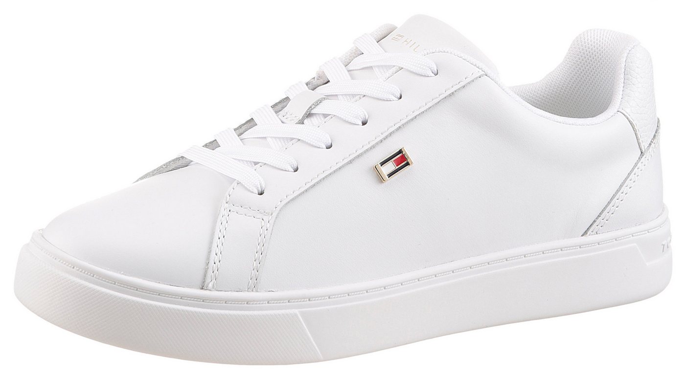 Tommy Hilfiger FLAG COURT SNEAKER Sneaker, Schnürschuh, Halbschuh, Freizeitschuh mit edlem TH-Logoemblem