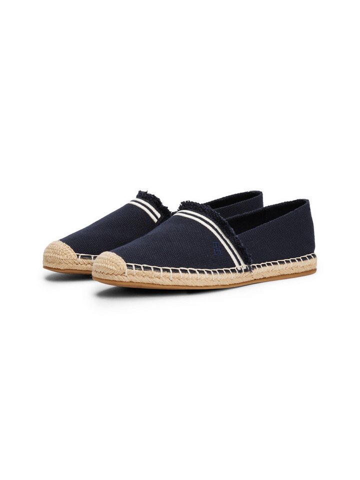 Tommy Hilfiger FRINGE CANVAS CLOSED ESPADRILLE Espadrille, Halbschuh, Schlupfschuh, Sommerschuh mit ausgefransten Rand
