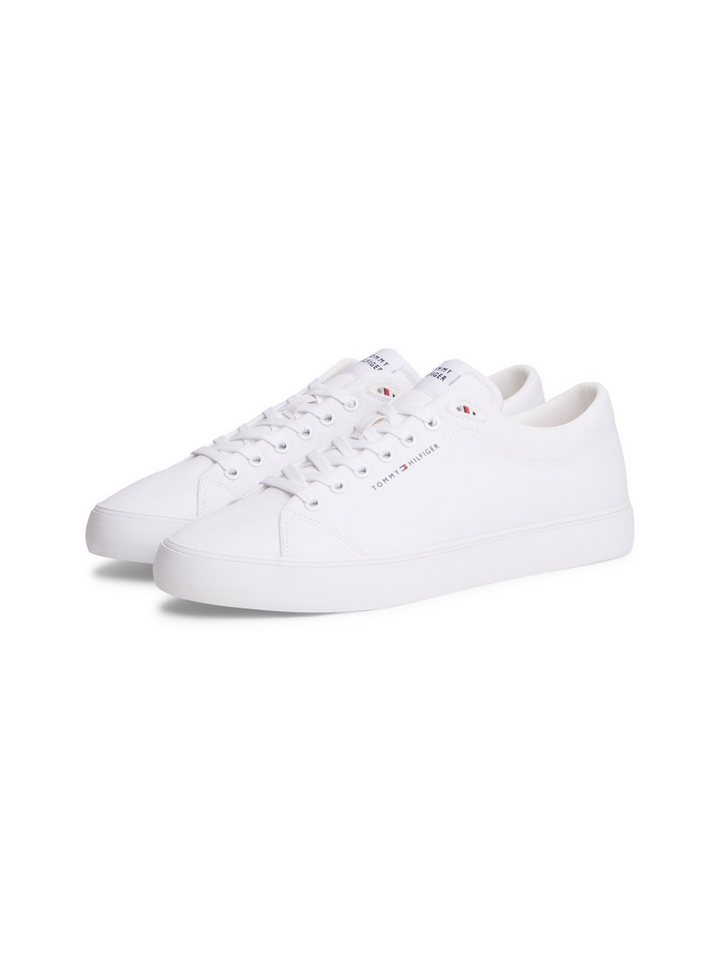 Tommy Hilfiger HARLEM CORE II CVS Sneaker Freizeitschuh, Halbschuh, Schnürer mit Logo-Aufnäher an der Schuhzunge