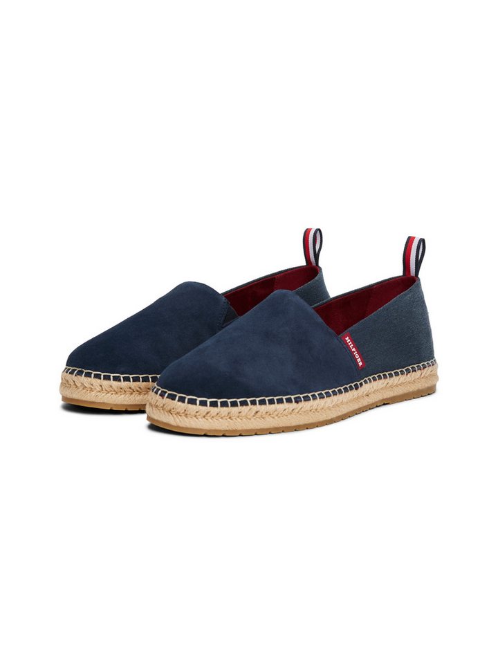 Tommy Hilfiger HILFIGER FLEX MIX ESPADRILLE Espadrille, Sommerschuh, Schlupfschuh, Slipper mit seitlichem Logo-Schriftzug