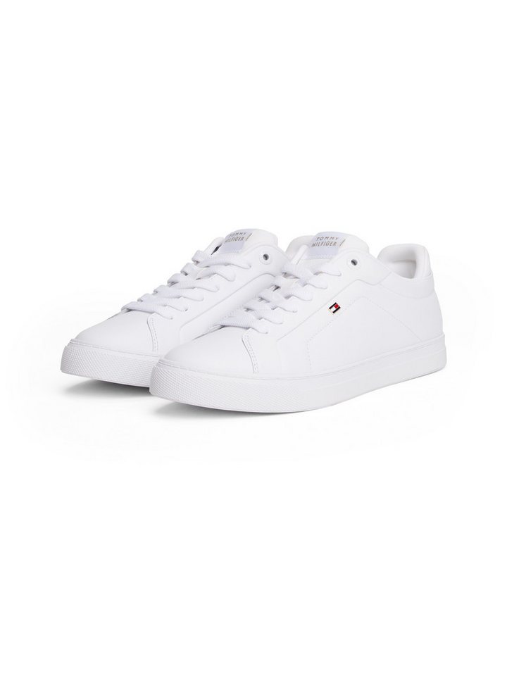 Tommy Hilfiger ICON COURT SNEAKER Plateausneaker Freizeitschuh, Halbschuh, Schnürschuh mit Flaggen-Logo