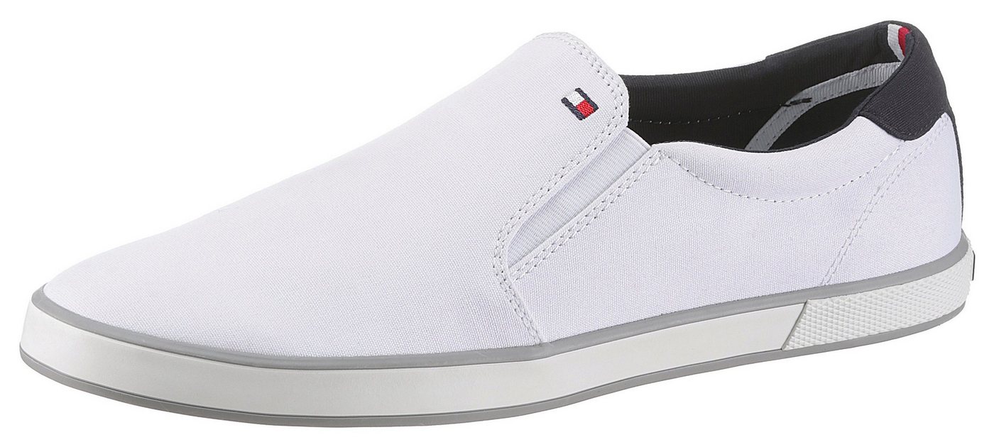 Tommy Hilfiger ICONIC SLIP ON SNEAKER Slip-On Sneaker Slipper, Freizeitschuh, Halbschuh mit seitlichen Stretcheinsätzen