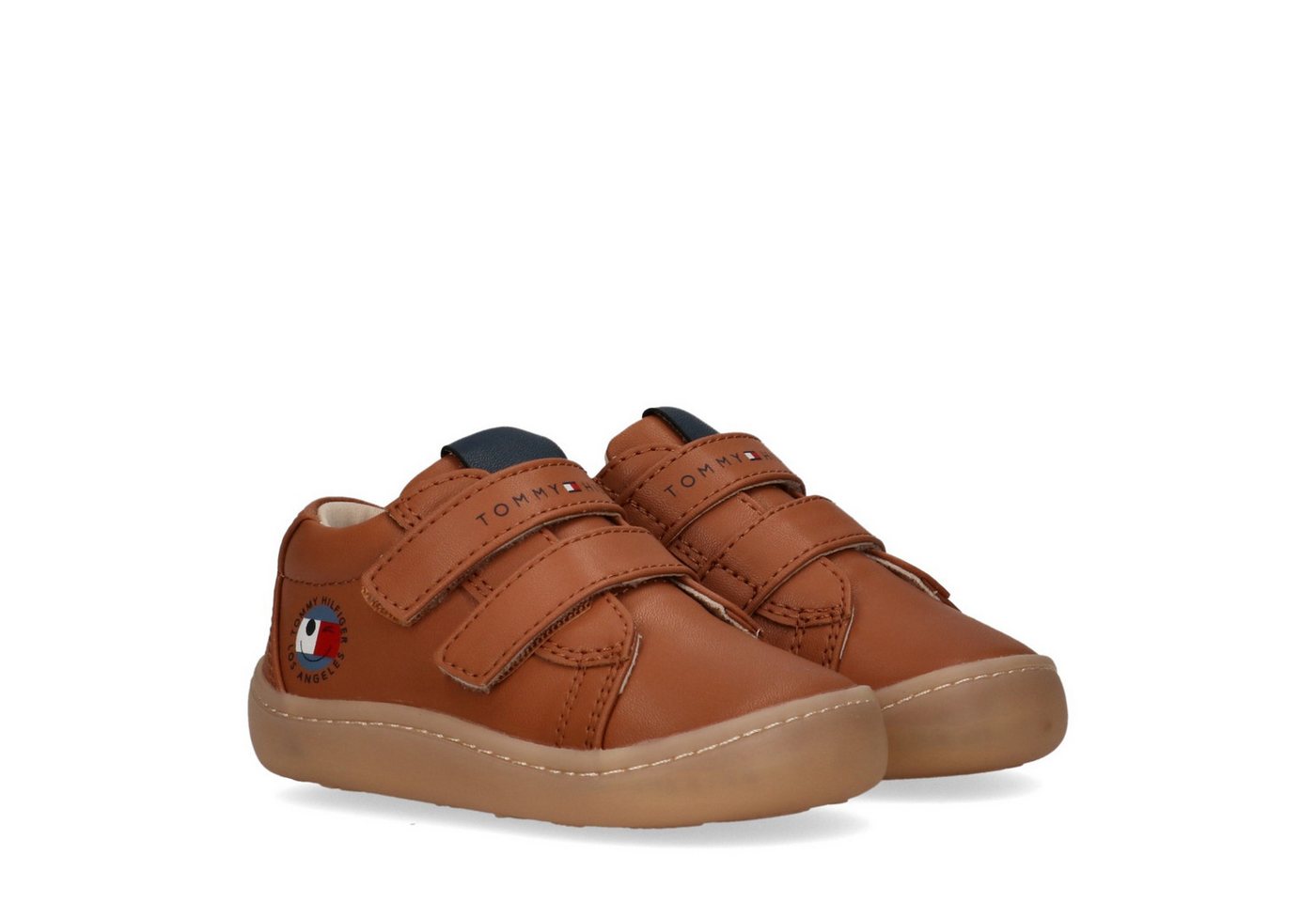 Tommy Hilfiger Lauflernschuh Barfußschuh, Halbschuh, Klettschuh mit Logoschriftzug