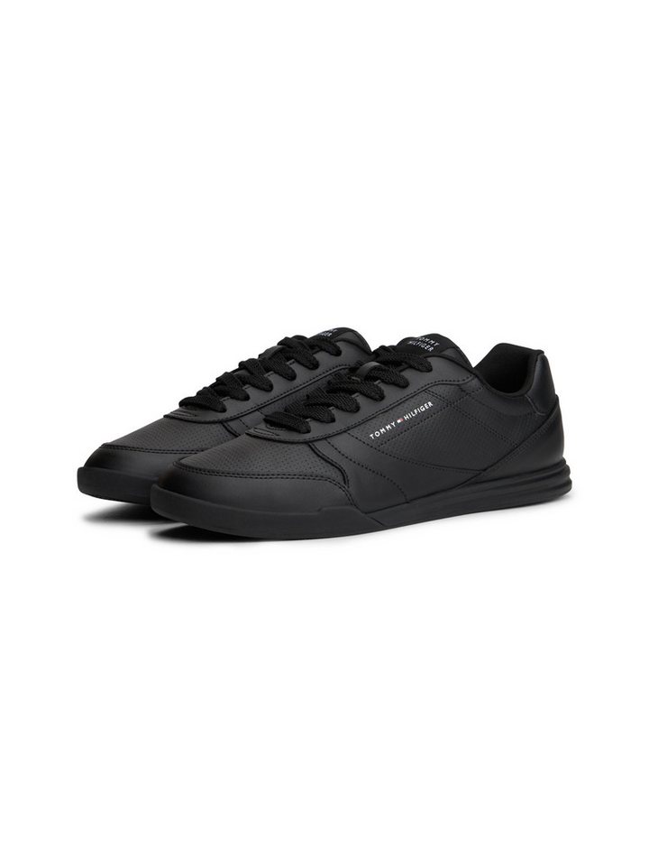 Tommy Hilfiger LOPRO CUP LEATHER Sneaker, Freizeitschuh, Halbschuh, Schnürschuh mit effektvollen Ziernähten