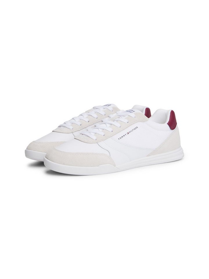Tommy Hilfiger LOPRO CUP MIX Sneaker, Freizeitschuh, Halbschuh, Schnürschuh, Kontrastbesatz an der Ferse